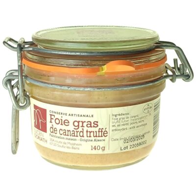 Foie Gras de Canard Truffé 140g Bocal, Lucien Doriath